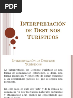 Interpretación de Destinos Turísticos