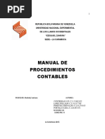 Manual de Procedimientos Contables