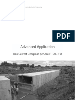 Box Culvert Design As Per AASHTO LRFD