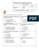 Prueba de Los Sueños Magicos de Bartolo 3°2018