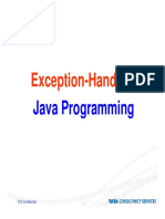 Exception-Handling: Java Programming