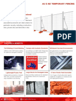 AU Temporary Fencing Catalog