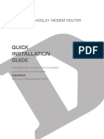 Quick Installation Guide: Wireless N Adsl2+ Modem Router DSL-2750U