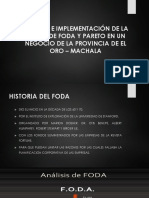 Analisis e Implementación de La Matriz de Foda