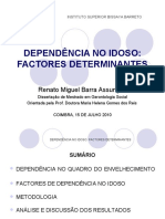 Dependência No Idoso Factores Determinantes