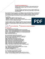 Log Curve and Parameter Mnemonics