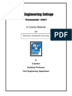 Estimation and Quantity Surveying