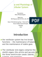 Vestibular Function and Anatomy Ratna