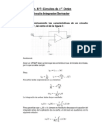 Circuito Derivador/integrador