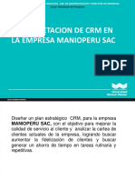 Implementacion de CRM Manioperu