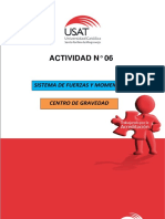 Actividad #06 Momento de Fuerza - Centro de Gravedad.