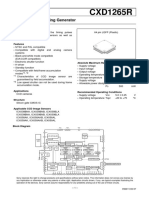 CXD1265 - CCD Camera Timing Generator