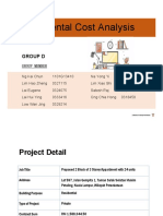 Elemental Cost Analysis: Group D