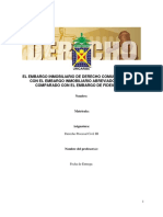 El Embargo Inmobiliario de Derecho Comun Comparado Con El Embargo Inmobiliario Abreviado A Su Vez Comparado Con El Embargo de Fideicomiso