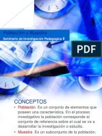 Población y Muestra. Seminario de Investigación Pedagógica II