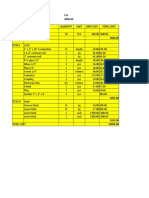 8000.00 Description Quantity Unit Unit Cost Total Cost