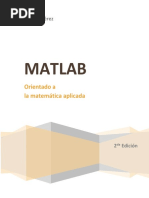 Matlab Orientado A La Matemática Aplicada - Andrés Pérez