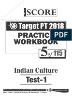 Test - 5 - Indian Culture - Test-1