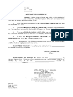 Affidavit of Discrepancy Lademora