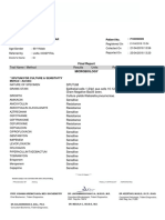 Name: Mr. Shankarchar Patient No.: Final Report Microbiology