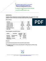 QA Activity Based Costing1