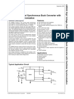 LM5642 High Voltage, Dual Synchronous Buck Converter With Oscillator Synchronization