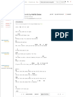 MANEATER CHORDS (Ver 5) by Hall & Oates @ PDF