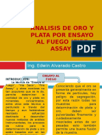 ANALISIS DE ORO Fire Assay