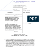 Demanda Presentada Contra La Junta de Supervisión Fiscal