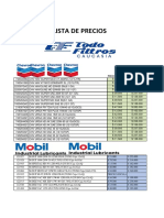 Precios Lubricantes