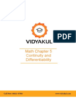 NCERT Solutions Class 12 Maths Chapter 5 Continuity and Differentiability