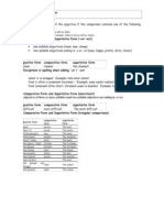 Comparative Superlative Beginners