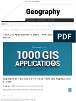 1000 GIS Applications & Uses