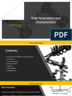 Ride Parameters and Characteristics