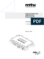 Engine Control Unit Type ECU 4/G: MTU/DDC Series 4000 Genset Applications