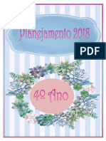 Planner para Imprimir - 4º Ano