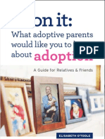 In On It: What Adoptive Parents Would Like You To Know About Adoption