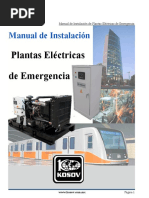 Instalacion Plantas Electricas Emergencia