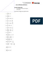 GUIA de EJERCICIOS Integrales Definidas