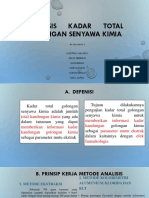 Analisis Kadar Total Golongan Senyawa Kimia