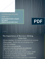 English For Professional Communication Notes