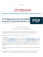 17 Programas de Contabilidad para Pymes (CON PRECIOS)