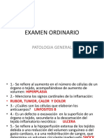 Examen Ordinario Patologia