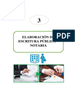 3 Elaboracion de Escritura Publica Notaria