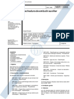 NBR 13060 - Fechadura de Embutir Auxiliar