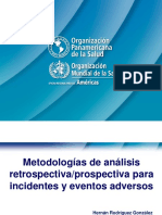 Analisis Retrospectivo Prospectivo de Eventos Adversos OMS