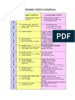 Calendario Cívico Comunal