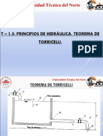 T 1-5 Principios de Hidraulica-Teorema de Torricelli