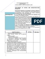 Audit Area Procument of Goods and Infrastructure Projects Risk Statement