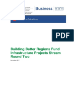 Building Better Regions Fund Infrastructure Projects Stream Program Guidelines